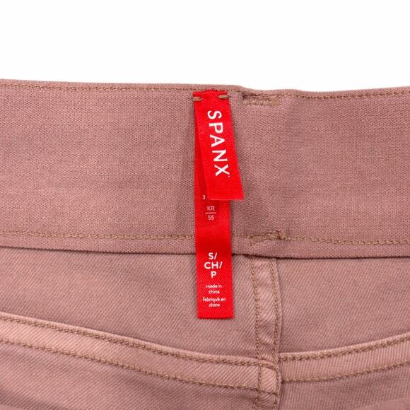 Spanx 20358R 6" Mauve Twill Stretch Shorts NWT Size S - Picture 4 of 7